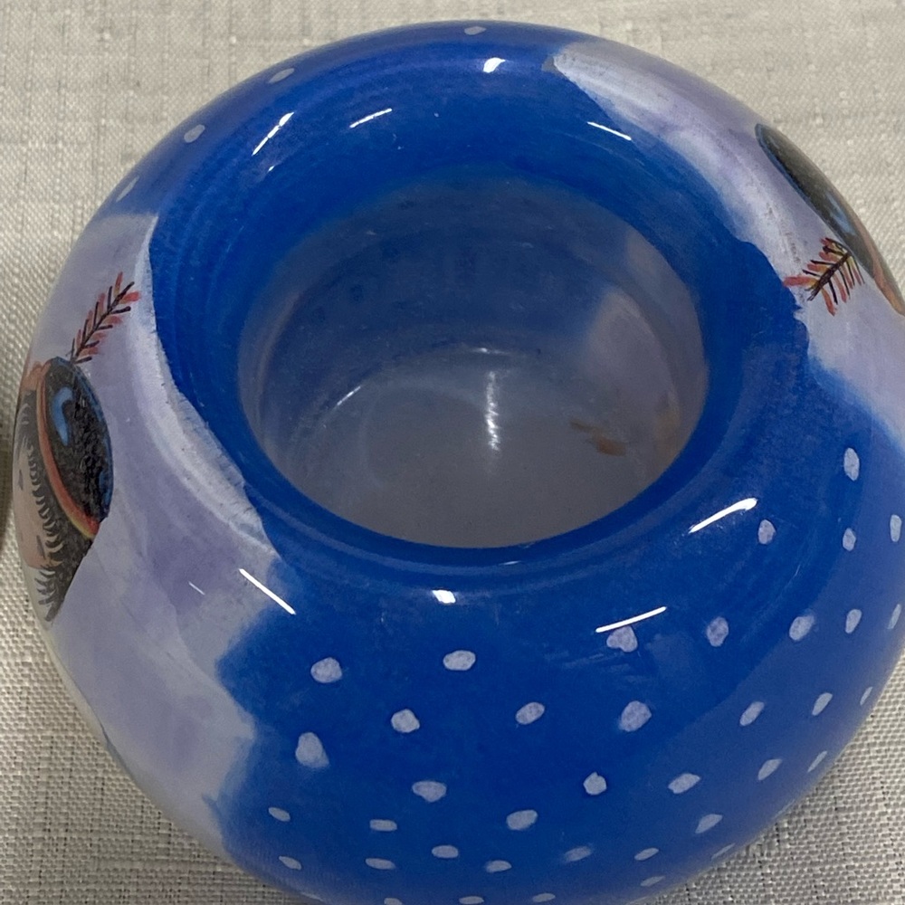 Vintage Ted De Grazia Votive Candle Holder - Picture 5 of 7